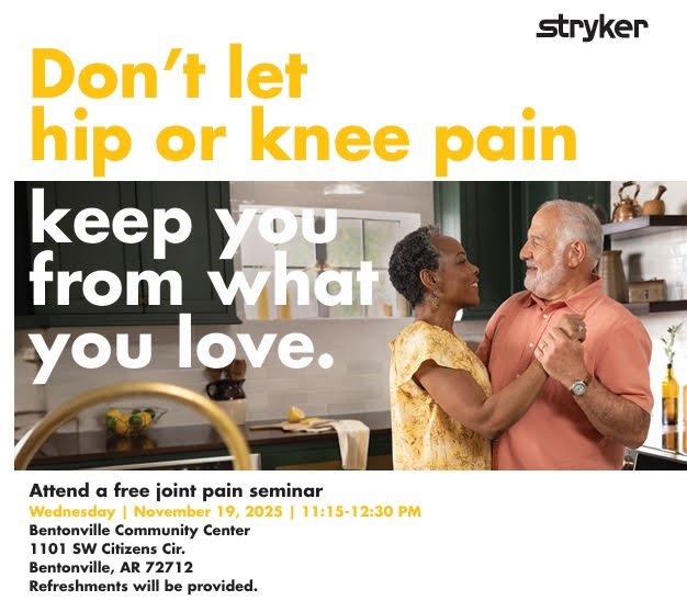 Free Hip & Knee Arthritis Seminar with Dr. Chris Banwart